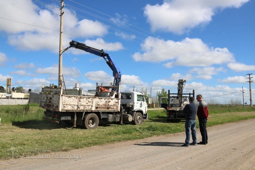 Reconstruyeron el tendido eléctrico del barrio El Ceibo