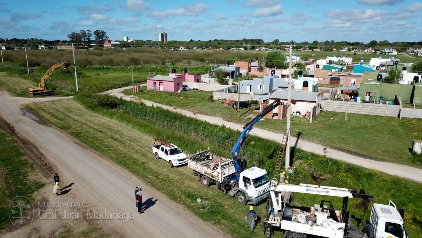 Reconstruyeron el tendido eléctrico del barrio El Ceibo