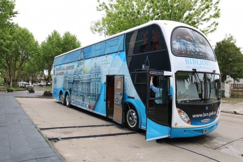 La bibliomvil lleg a Madariaga