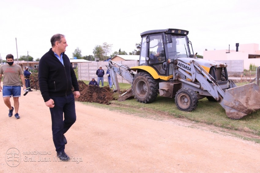Comenzaron los trabajos para optimizar el escurrimiento del agua en el