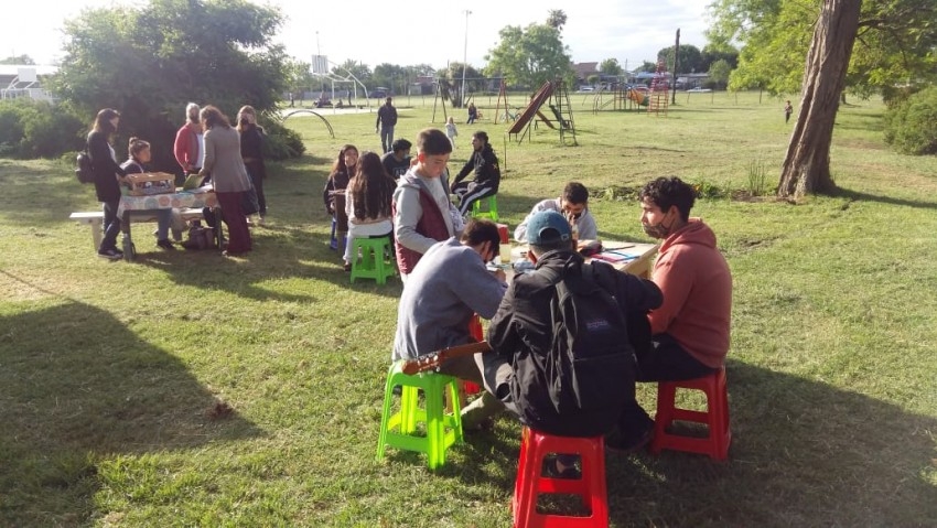 Los chicos del Programa Envin realizaron una jornada de talleres abie