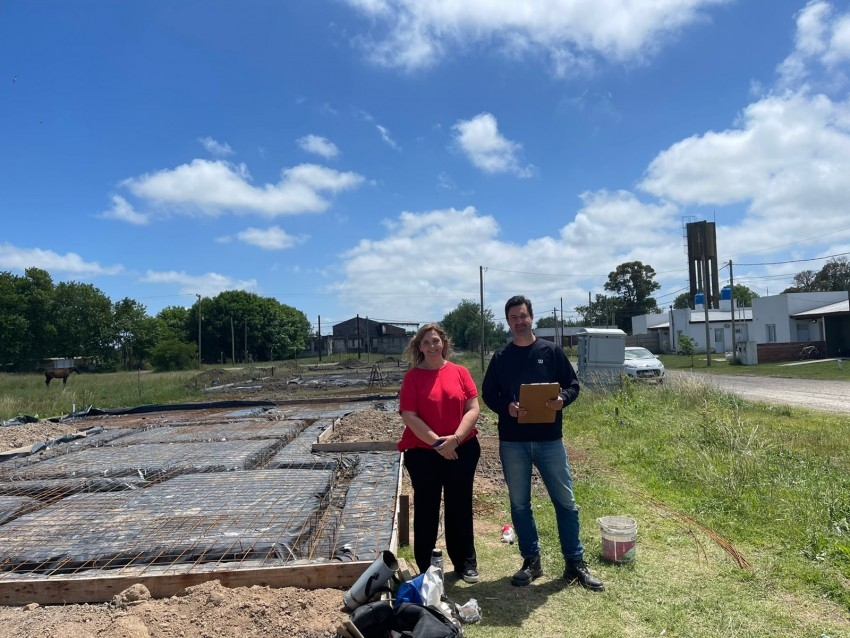 Viviendas barrio El Ceibo: Hormigonaron  nuevas plateas