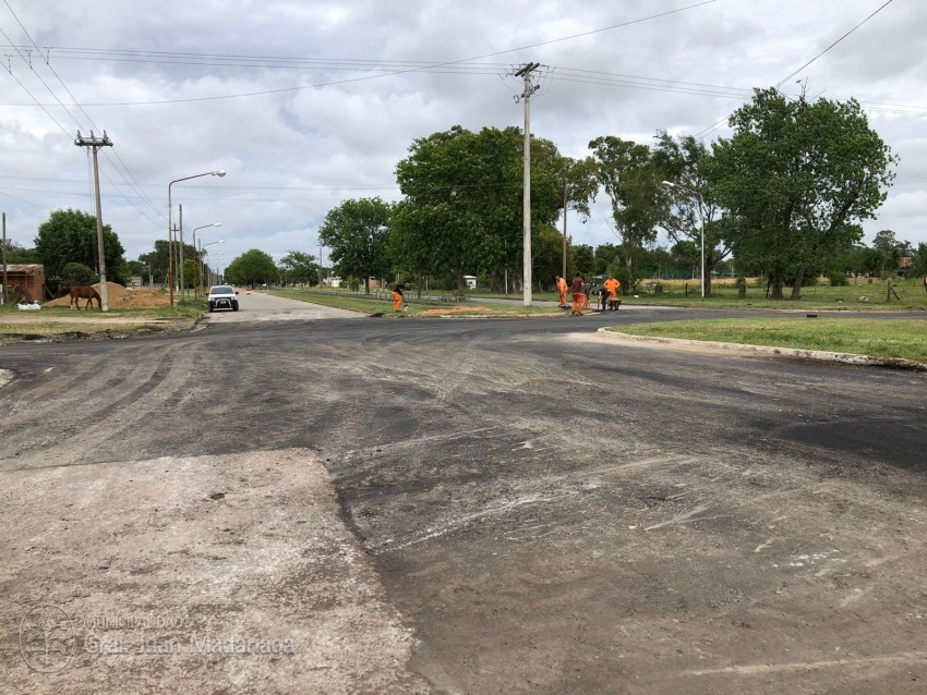 Reconstruyeron la rotonda de Caseros y Buenos Aires