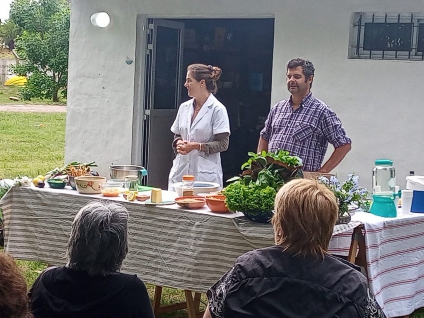 El taller de cocina logró una gran concurrencia de público