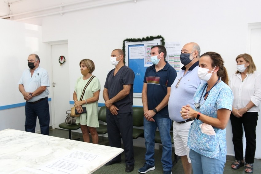 Descubrieron la placa donada por el Rotary Club de Madariaga