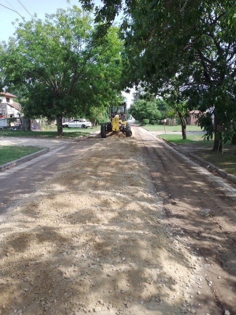 Nuevos trabajos de mejoras en las calles del barrio Norte