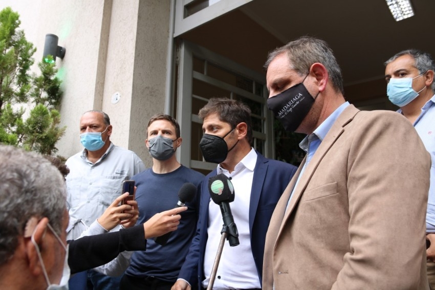 Santoro recibi al gobernador de la provincia de Buenos Aires, Axel Ki