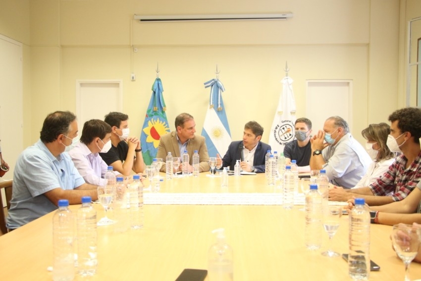 Santoro recibi al gobernador de la provincia de Buenos Aires, Axel Ki