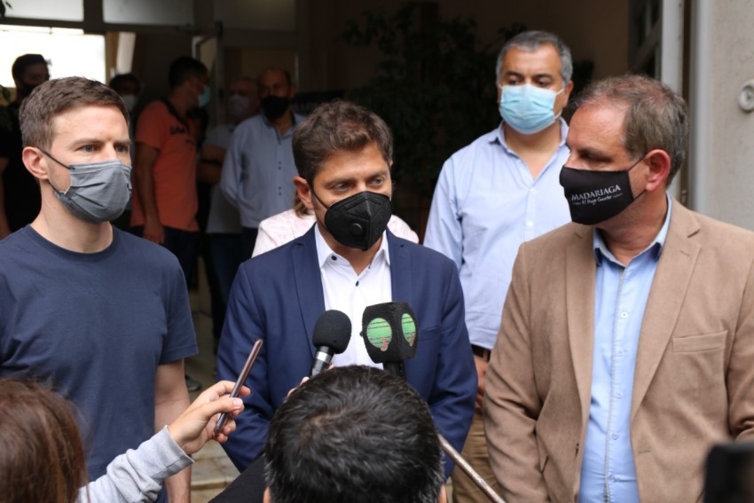 Santoro recibi al gobernador de la provincia de Buenos Aires, Axel Ki