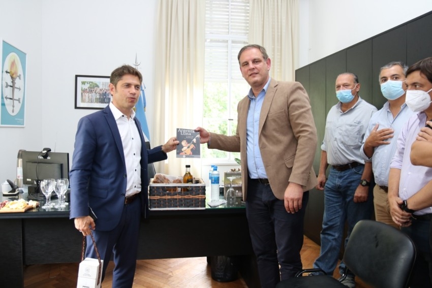 Santoro recibi al gobernador de la provincia de Buenos Aires, Axel Ki