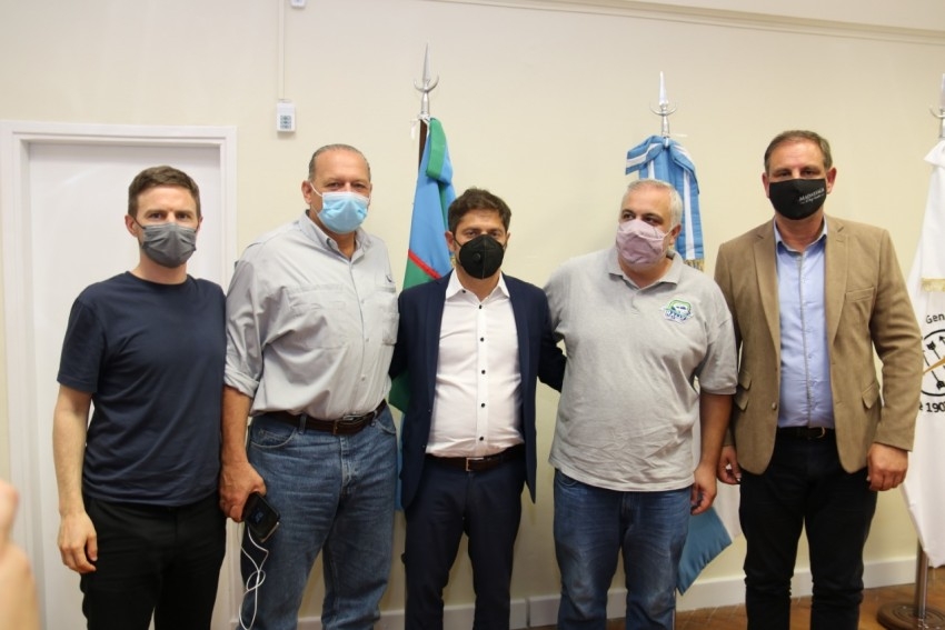 Santoro recibi al gobernador de la provincia de Buenos Aires, Axel Ki