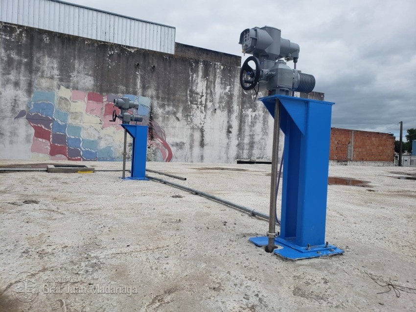 Limpiaron y desinfectaron la cisterna que triplicar la capacidad de a