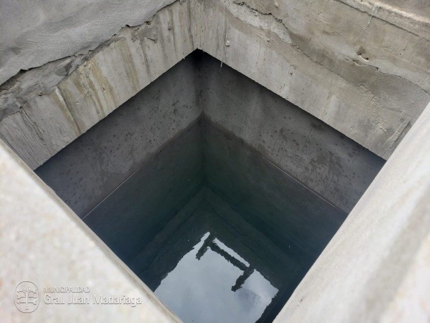 Limpiaron y desinfectaron la cisterna que triplicar la capacidad de a