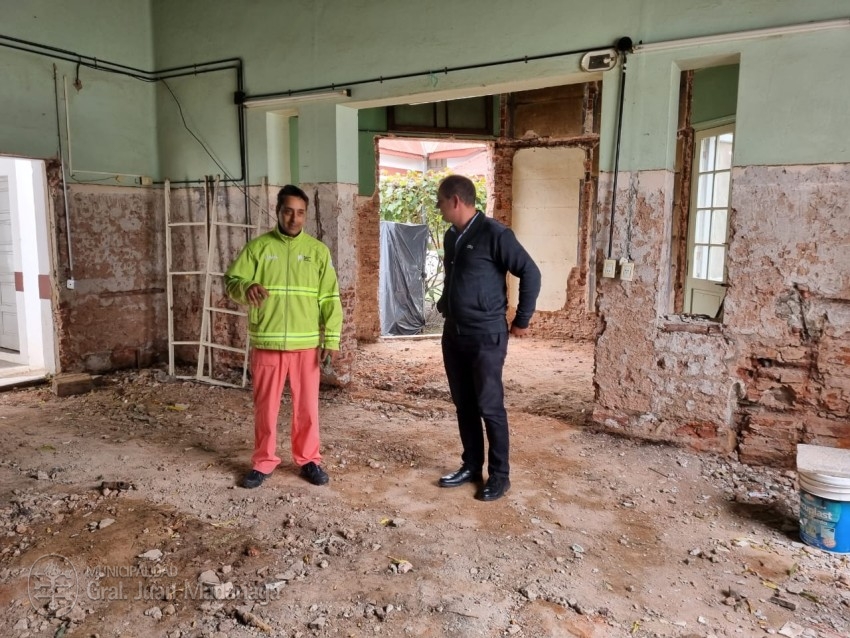 El intendente recorri la obra de la nueva cocina del Hospital