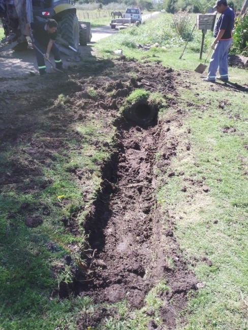 Realizaron recambio de tubos en el barrio Belgrano