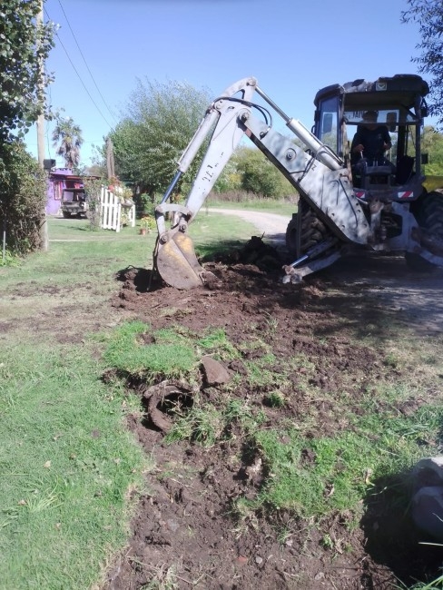 Realizaron recambio de tubos en el barrio Belgrano