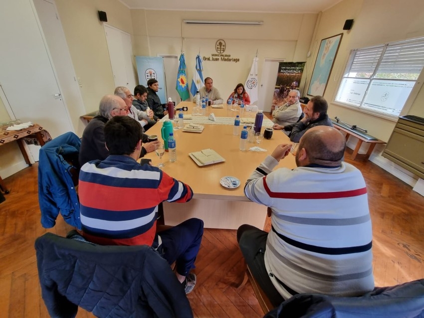 Santoro recibi a los periodistas locales y los agasaj en su da