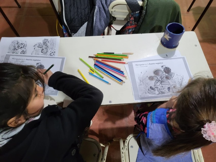 Alumnos de los parajes rurales profundizan el trabajo de huertas