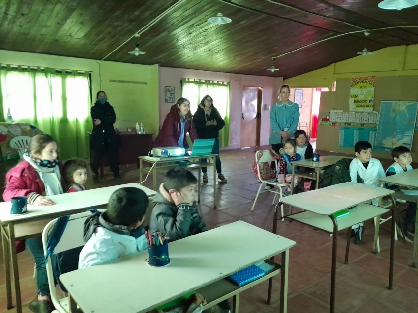 Alumnos de los parajes rurales profundizan el trabajo de huertas