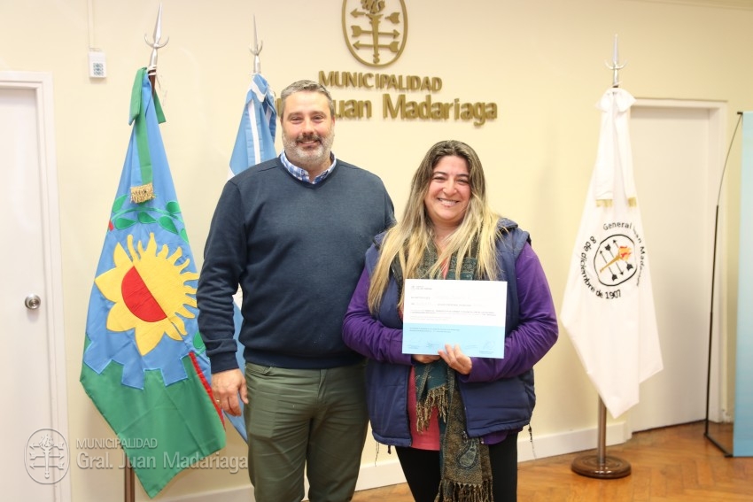 Entregaron certificados a quienes realizaron la capacitación de la Ley
