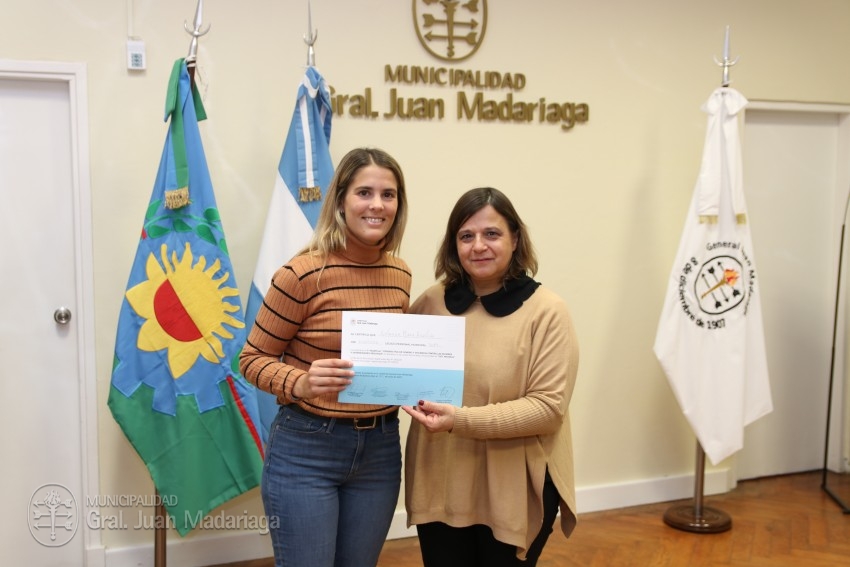 Entregaron certificados a quienes realizaron la capacitación de la Ley