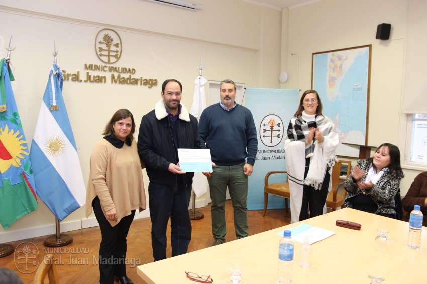 Entregaron certificados a quienes realizaron la capacitación de la Ley