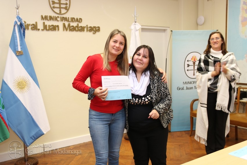 Entregaron certificados a quienes realizaron la capacitación de la Ley