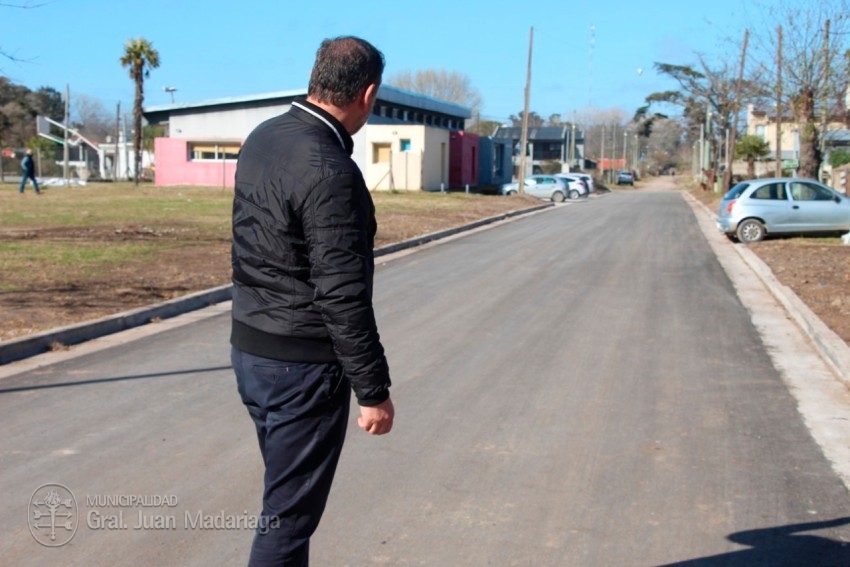 Culminó la obra de asfaltado en el barrio Belgrano