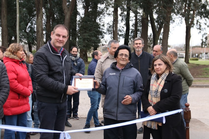 Se inaugur el asfalto del barrio Belgrano