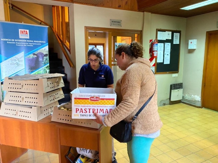 Otorgaron 475 pollitas ponedoras a 55 familias locales