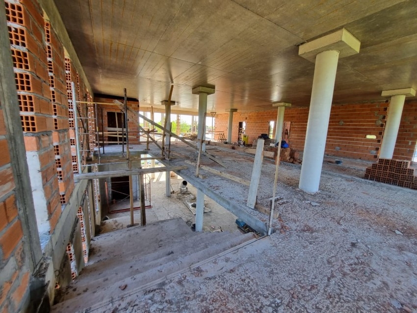 Avanza la construccin de la Casa de la Provincia en Madariaga