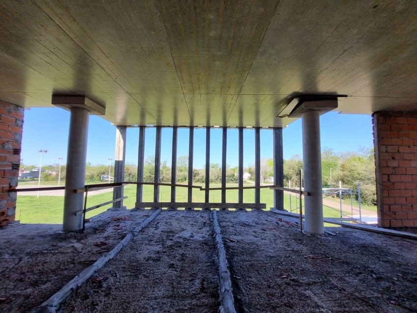 Avanza la construccin de la Casa de la Provincia en Madariaga