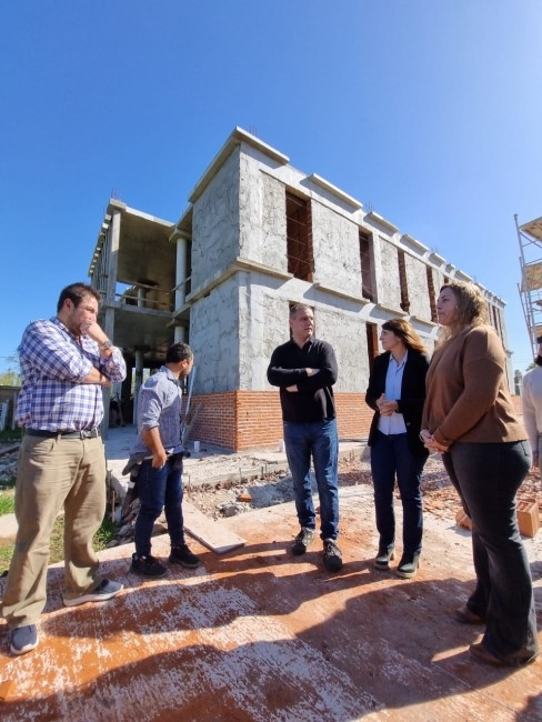 Avanza la construccin de la Casa de la Provincia en Madariaga