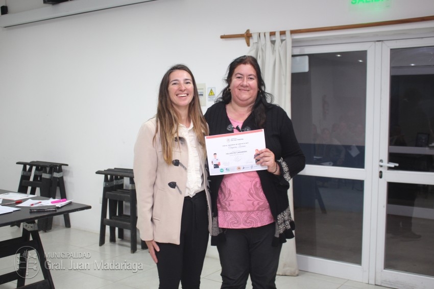 Otorgaron los certificados a 51 madariaguenses que culminaron el curso