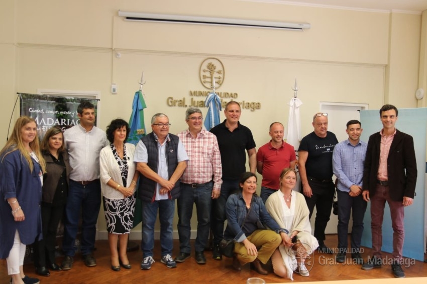 El Ministro de Desarrollo Agrario visit Madariaga