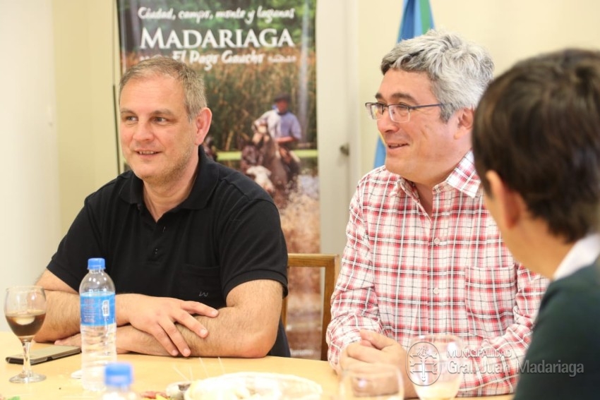El Ministro de Desarrollo Agrario visit Madariaga