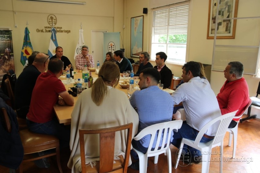El Ministro de Desarrollo Agrario visit Madariaga