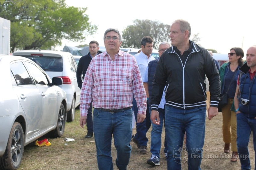 El Ministro de Desarrollo Agrario visit Madariaga