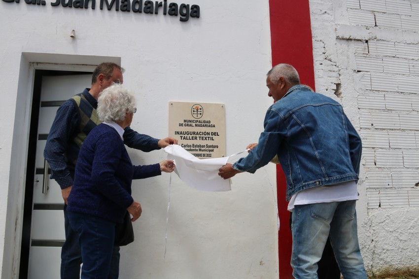 Se inauguró el Taller Municipal Textil