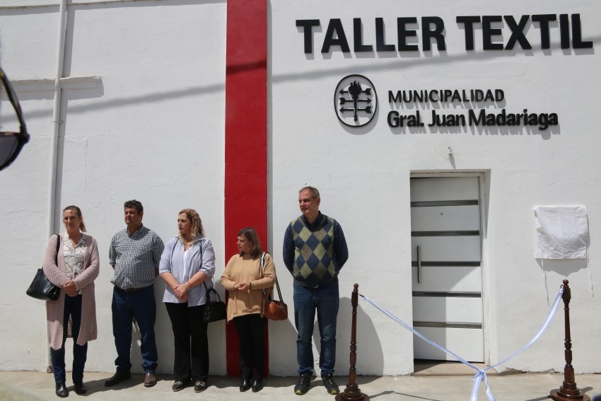 Se inauguró el Taller Municipal Textil