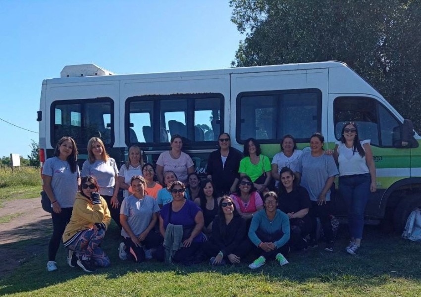 Alumnas de zumba disfrutaron de una jornada recreativa en Macedo