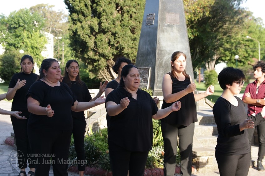 Bellas Artes se exhibió en la plaza San Martín