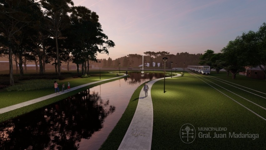 Inici� otra importante obra: Madariaga tendr� su 