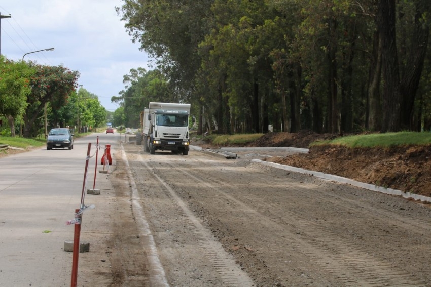 Avanza la obra de ampliacin y repavimentacin de  Alem/Brasil