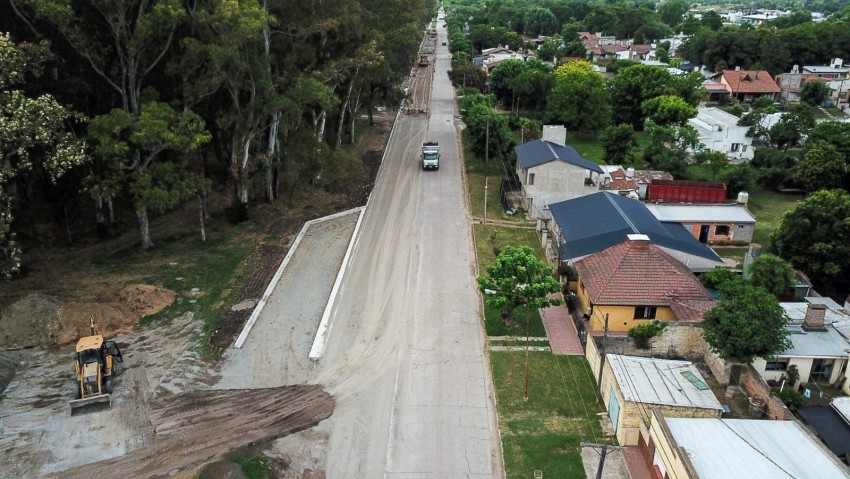 Avanza la obra de ampliación y repavimentación de  Alem/Brasil