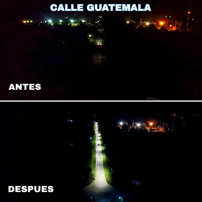 Madariaga sumó más de 500  luminarias led y logró un importante ahorro