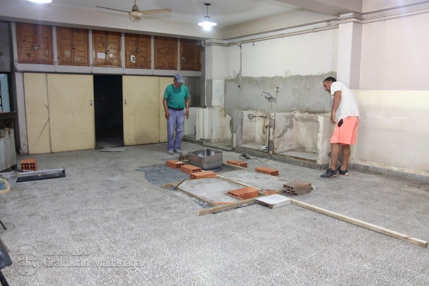 Iniciaron los trabajos para restaurar la cocina del cuartel de Bombero