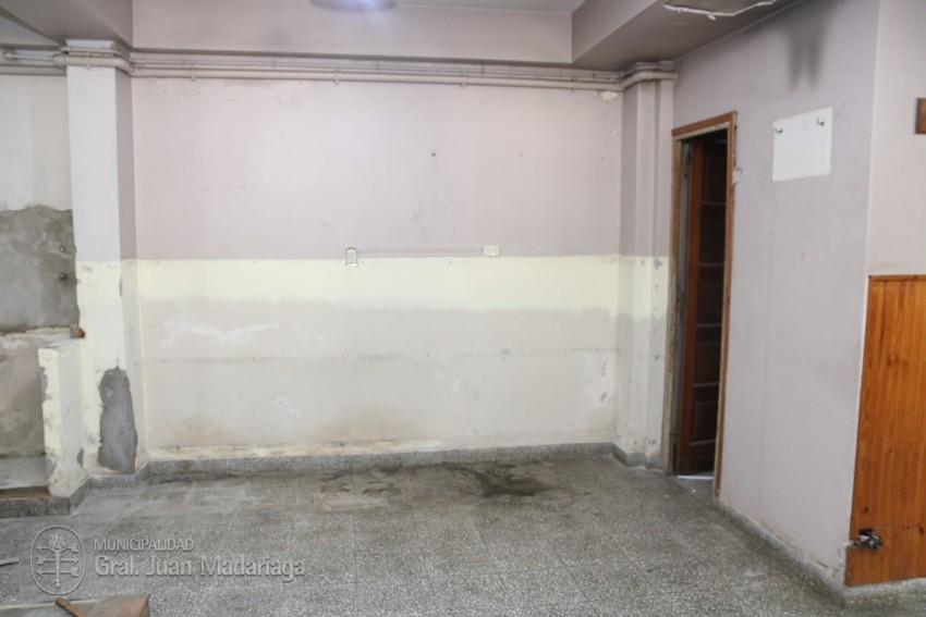 Iniciaron los trabajos para restaurar la cocina del cuartel de Bombero