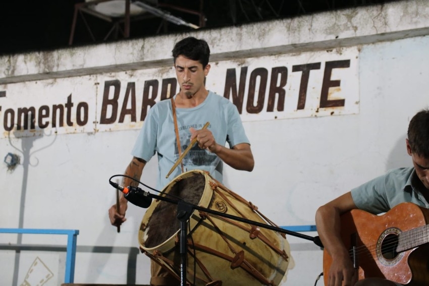 El barrio Norte tuvo una excelente y concurrida jornada folclrica