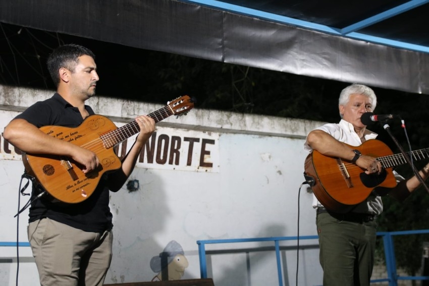 El barrio Norte tuvo una excelente y concurrida jornada folclrica
